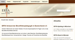 Desktop Screenshot of erta.de