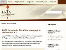 Tablet Screenshot of erta.de